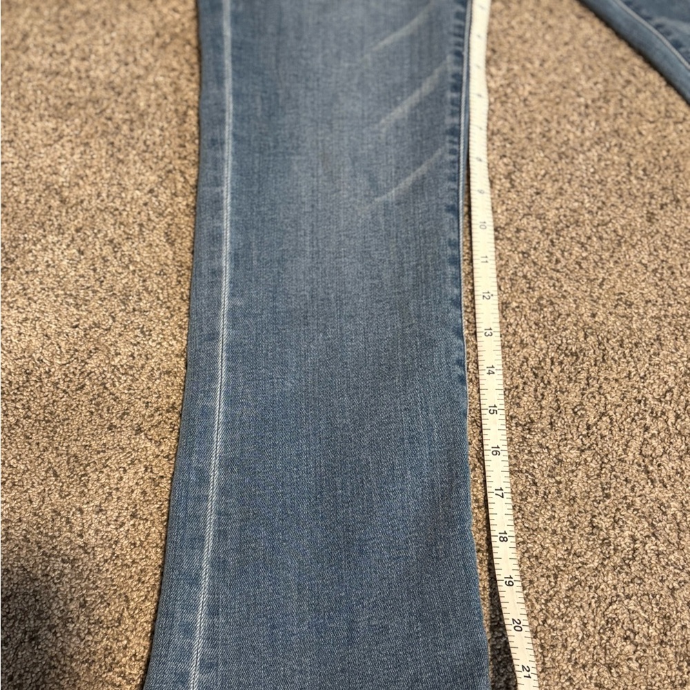 Quince Women's Medium Blue Flare Jeans - Picture 7 of 7